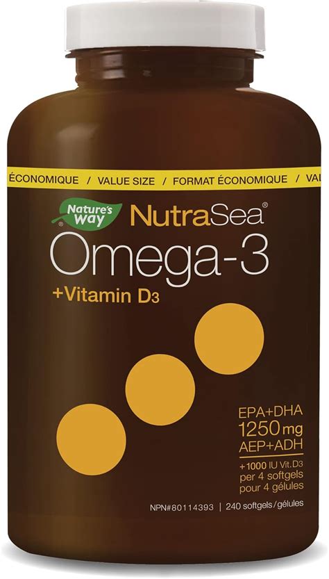 nature's way nutrasea omega 3.